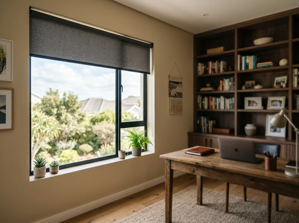 Roller Blinds fitted in a Fourways home